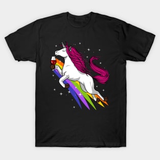 Unicorn Wine Party T-Shirt